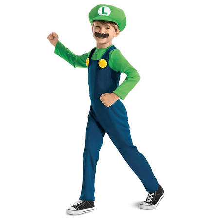 Super Mario gyerek jelmez - Luigi Super Mario gyerek jelmez - Luigi