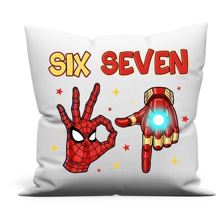 Szuperhősös six seven 67 párna Szuperhősös six seven 67 párna