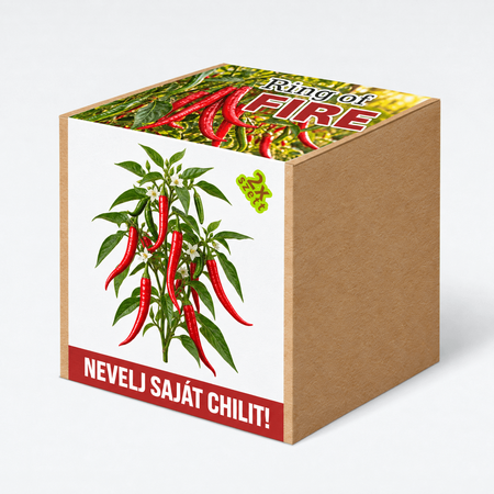 Tűzgyűrű chili paprika növény nevelő szett Tűzgyűrű chili paprika növény nevelő szett