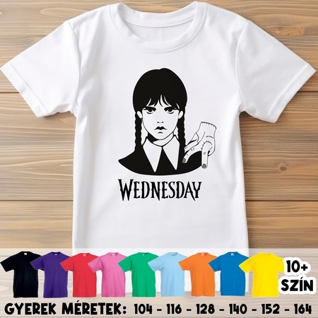 Gyerek póló - Wednesday