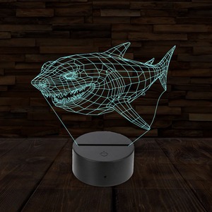 3D LED lámpa - Cápa