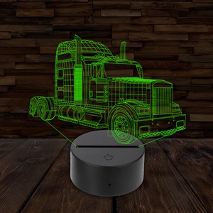 3D LED lámpa - Amerikai csőrös kamion