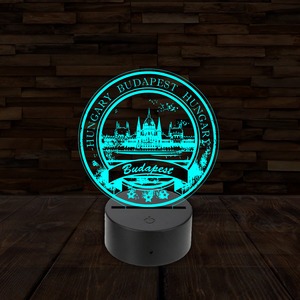 3D LED lámpa - Parlament