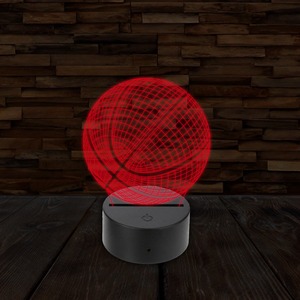 3D LED lámpa - Kosárlabda