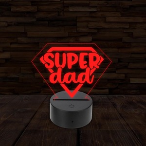 3D LED lámpa - SuperApa