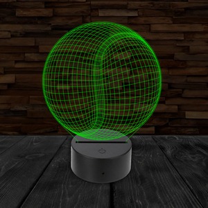 3D LED lámpa - Teniszlabda