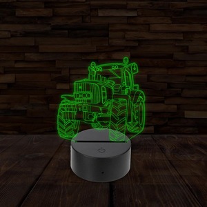 3D LED lámpa - Traktor