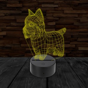 3D LED lámpa - Yorki