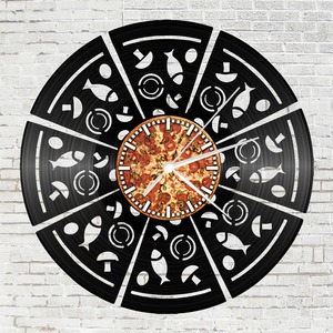 Bakelit falióra - Pizza