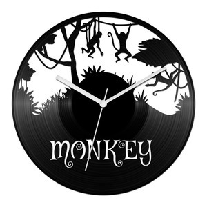 Majmok a dzsungelban bakelit óra