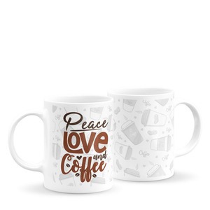 Szerelem és kávé bögre