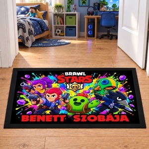 Beltéri lábtörlő - Brawl Stars - egyedi névvel Beltéri lábtörlő - Brawl Stars - egyedi névvel