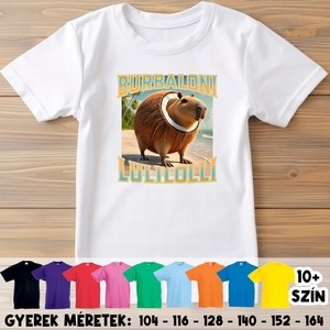 Capybara Burbaloni Lulilolli brainrot gyerek póló Capybara Burbaloni Lulilolli brainrot gyerek póló