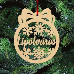 Fa karácsonyfadísz - Lipótváros