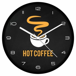 Forró kávé logós falióra