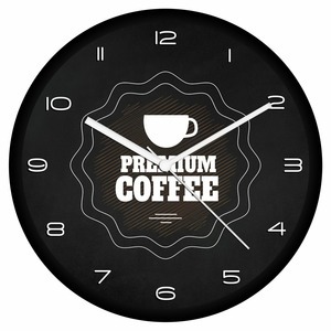 Kávé logós falióra 5
