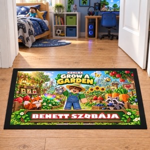 Beltéri lábtörlő - Grow a garden - egyedi névvel Beltéri lábtörlő - Grow a garden - egyedi névvel