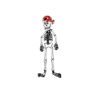 Halloween dekoráció - csontváz