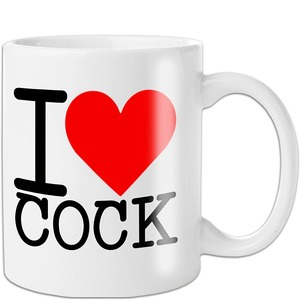 I Love Cock bögre 