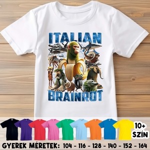 Italian brainrot gyerek póló Italian brainrot gyerek póló