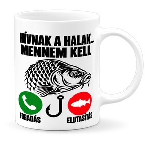 Hívnak a halak - ponty bögre