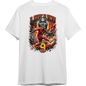 Lukaku - Belgium focista felnőtt póló Lukaku - Belgium focista felnőtt póló
