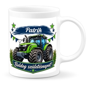 Születésnapra - traktor bögre Születésnapra - traktor bögre