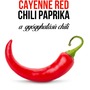 Cayenne red chili paprika növényem fa kockában