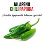Jalapeno chili paprika növényem fa kockában